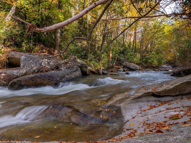 Waterfall Wonder: Bird Rock Falls in North Carolina outdoor detail