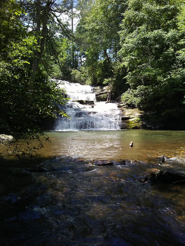 Waterfall Wonder: Rock Creek Falls in North Carolina - Rock Creek Falls