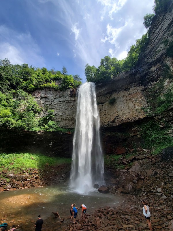 Waterfall Wonder: Fall Creek Falls Overlook Tennessee - Fall Creek Falls Overlook