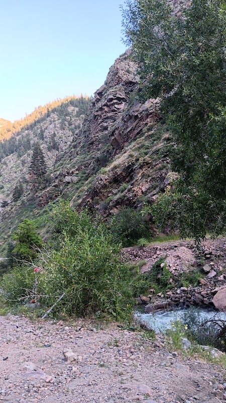 Waterfall Wonders at Clear Creek Canyon, Golden, CO surrounding landscape