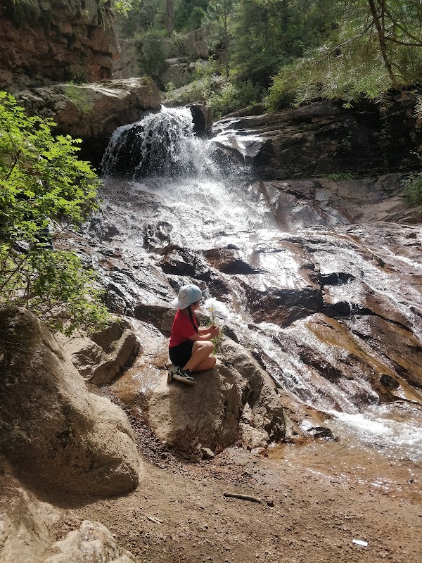 Midnight Falls Waterfall near Colorado Springs - Midnight Falls