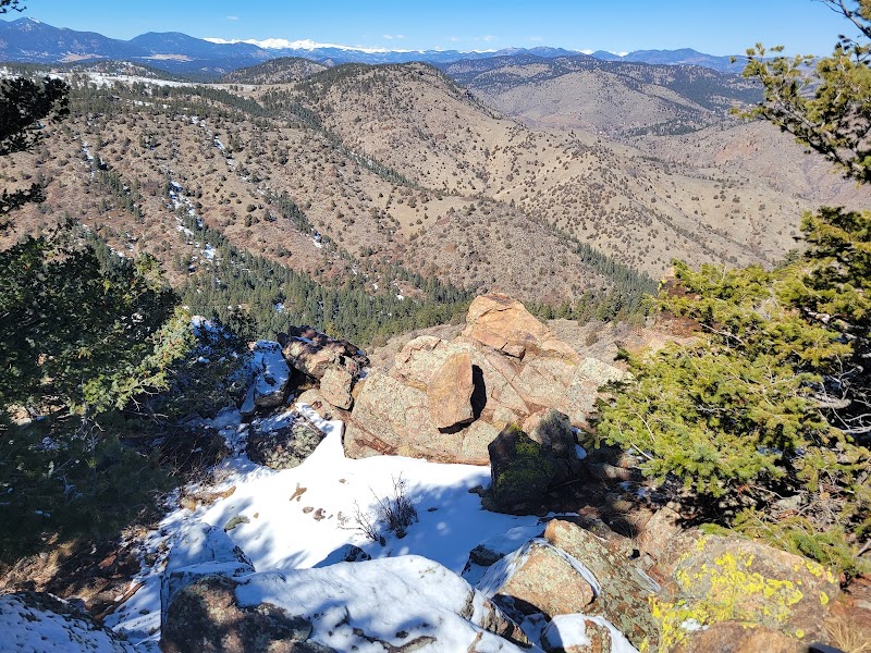 Hiking Adventures at Mt Falcon Trail near Morrison, Colorado outdoor detail