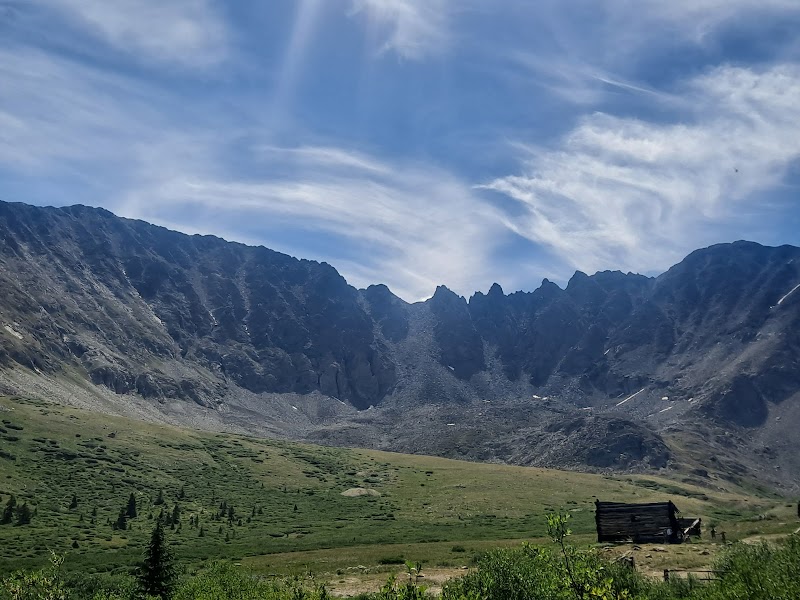 Mountain Hiking at Mayflower Gulch Trail near Frisco, Colorado surrounding landscape