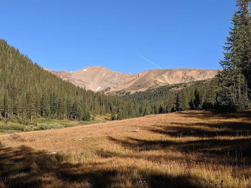 Mountain Hiking at Herman Gulch Trailhead, Colorado surrounding landscape