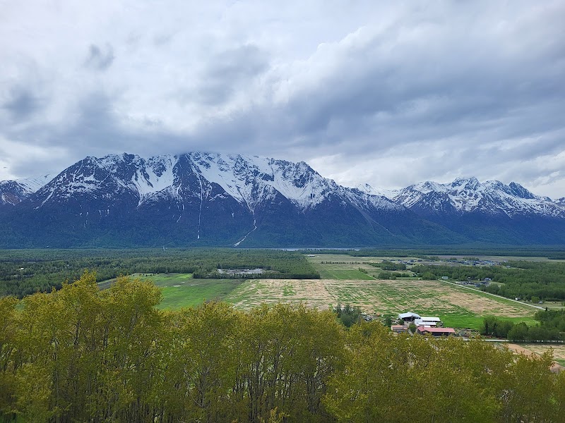 Scenic Hiking at Butte Summit near Palmer, Alaska - Butte summit