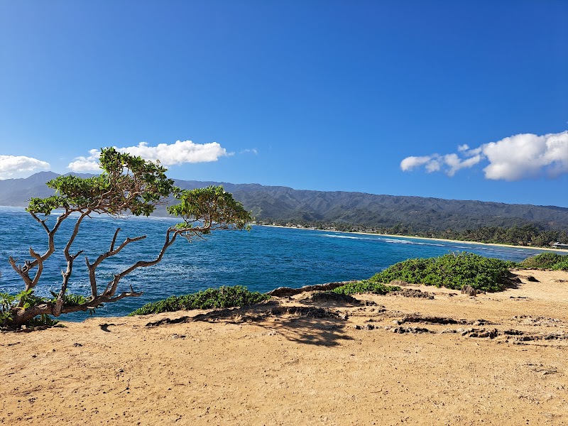 Natural Rock Arch & Coastal Beauty of Kukuihoolua Island near Laie, Hawaii - Kukuihoolua Island