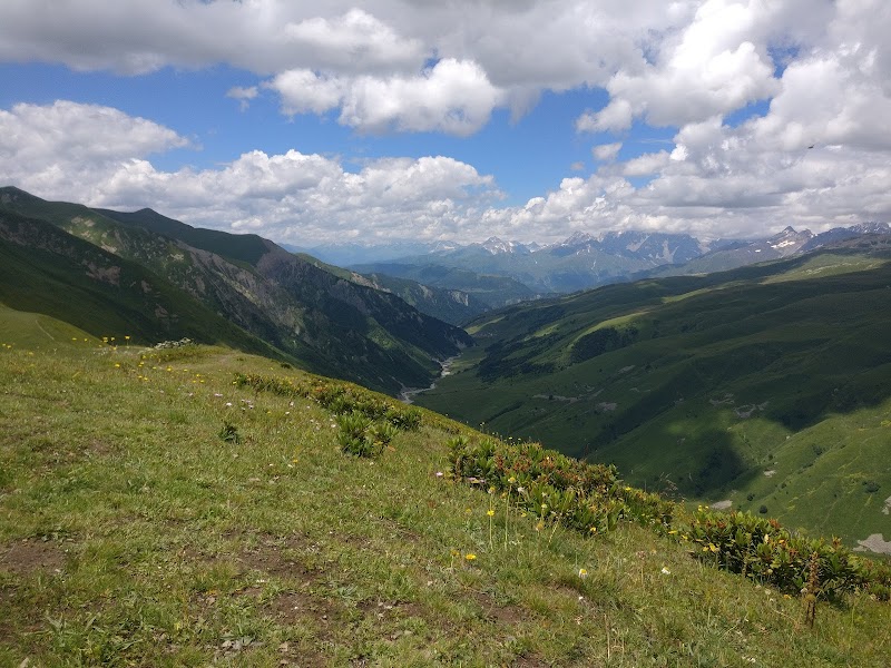 Mountain Pass Serenity at Chkhutnieri Pass, Georgia - Chkhutnieri Pass