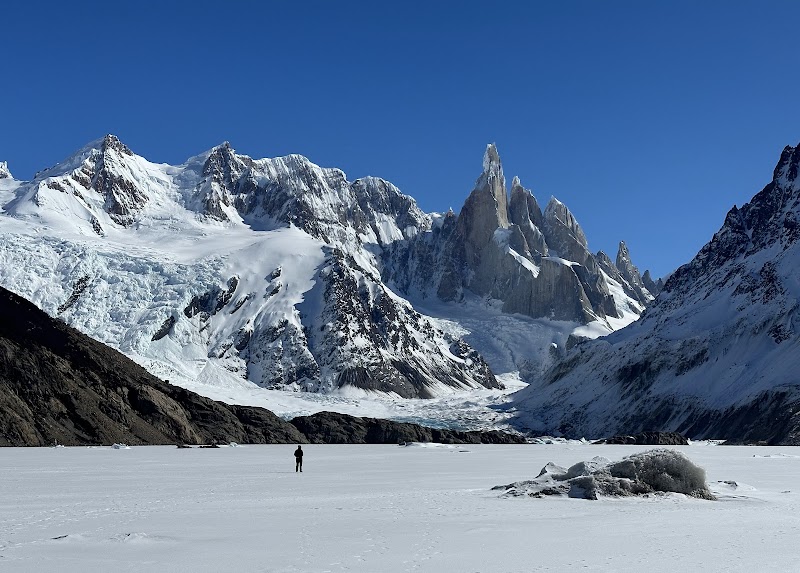 Glimpse of Torre Lagoon near El Chaltén - Torre Lagoon