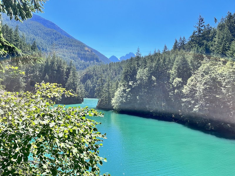 Scenic Hiking at Diablo Lake Trailhead near Rockport, WA - Diablo Lake Trailhead