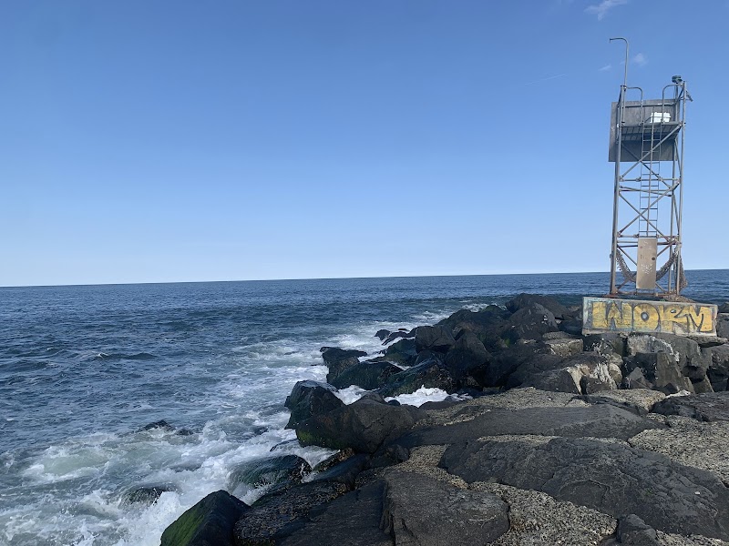 Coastal Charm at Belmar Beach, New Jersey surrounding landscape