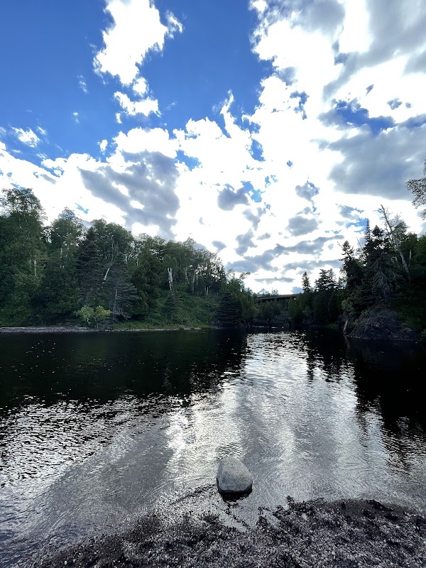 Scenic Shores of Lake Superior Beach near Silver Bay, Minnesota surrounding landscape