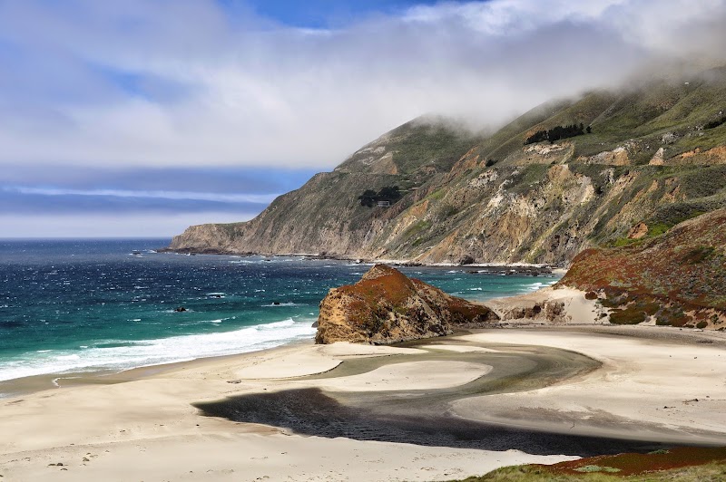 Coastal Waterfalls and Scenic Trails at Julia Pfeiffer Burns State Park surrounding landscape