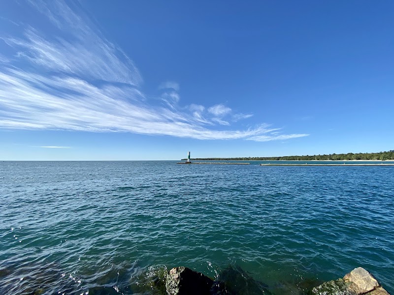 Coastal Charm at Sturgeon Bay Ship Canal Pierhead Front Lighthouse - Sturgeon Bay Ship Canal Pierhead Front Lighthouse