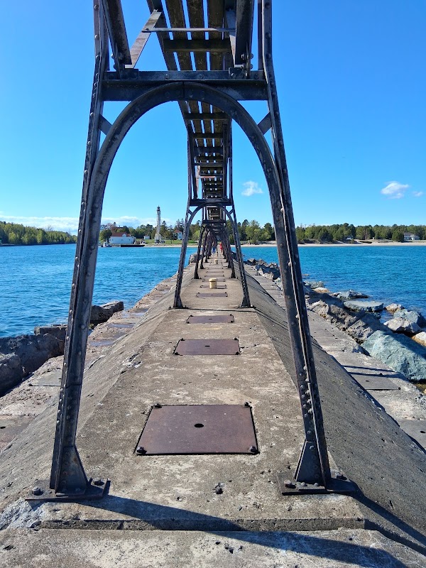 Coastal Charm at Sturgeon Bay Ship Canal Pierhead Front Lighthouse surrounding landscape