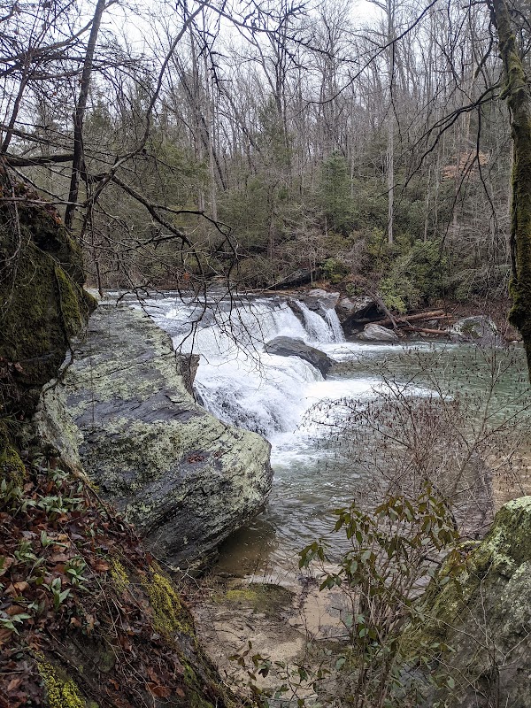 Waterfall Escape at Riley Moore Falls Near Westminster, South Carolina - Riley Moore Falls