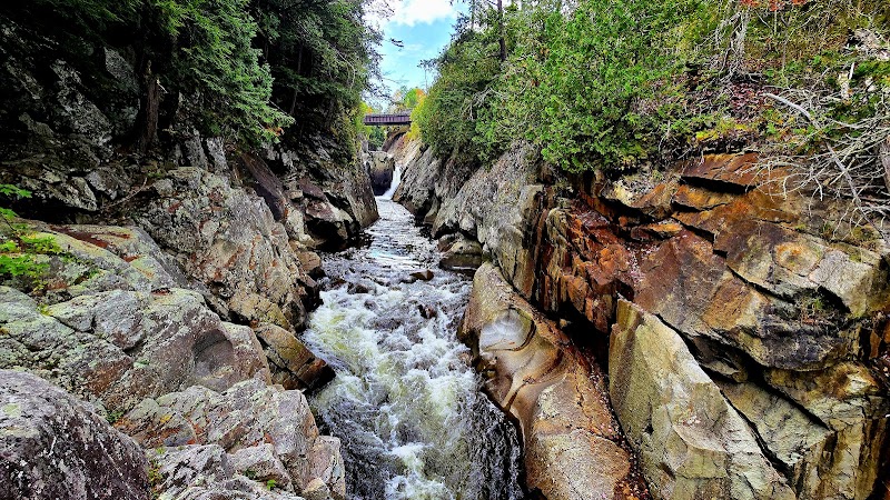 Spectacular Waterfall Gorge at Flume Falls, Wilmington, NY - Flume Falls