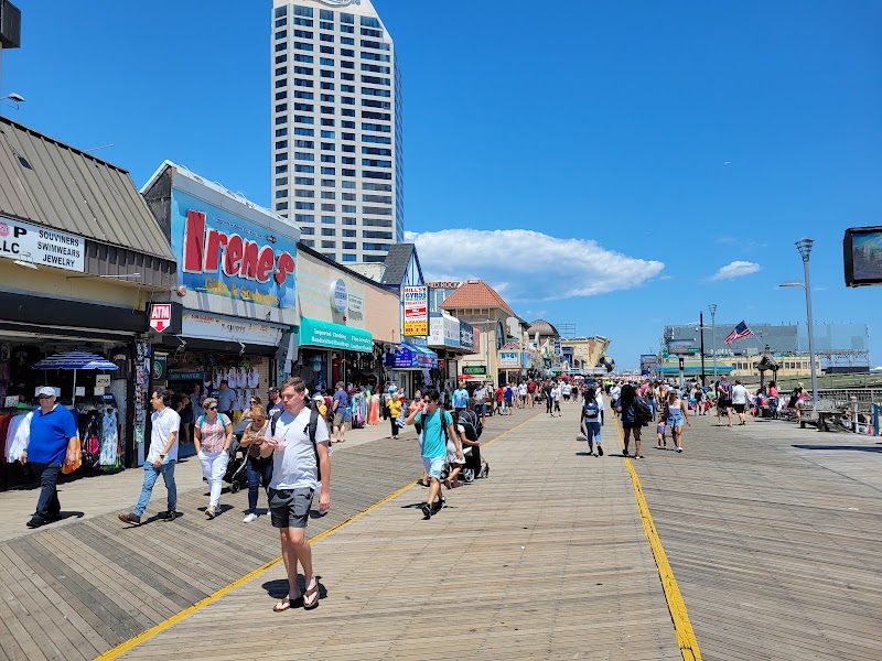Scenic Boardwalk Views in Atlantic City - Boardwalk