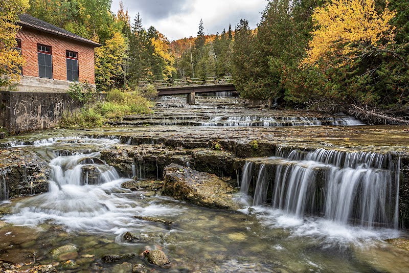 Waterfall Wonder: Au Train Falls in Munising, Michigan - Au Train Falls