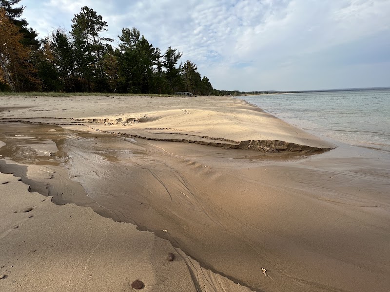 Scenic Shores of Au Train Beach, Michigan outdoor detail