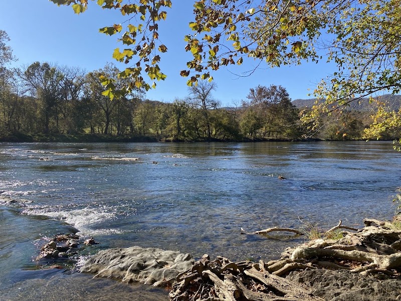 Scenic Riverside Calm at Shenandoah River State Park surrounding landscape