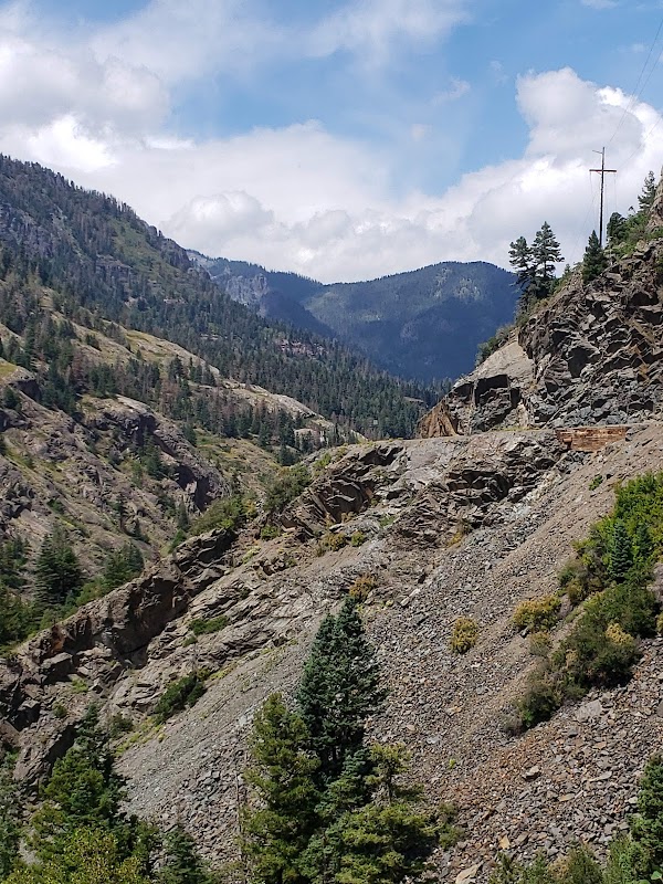 Scenic Mountain Drive at Alpine Loop Start near Ouray, Colorado outdoor detail