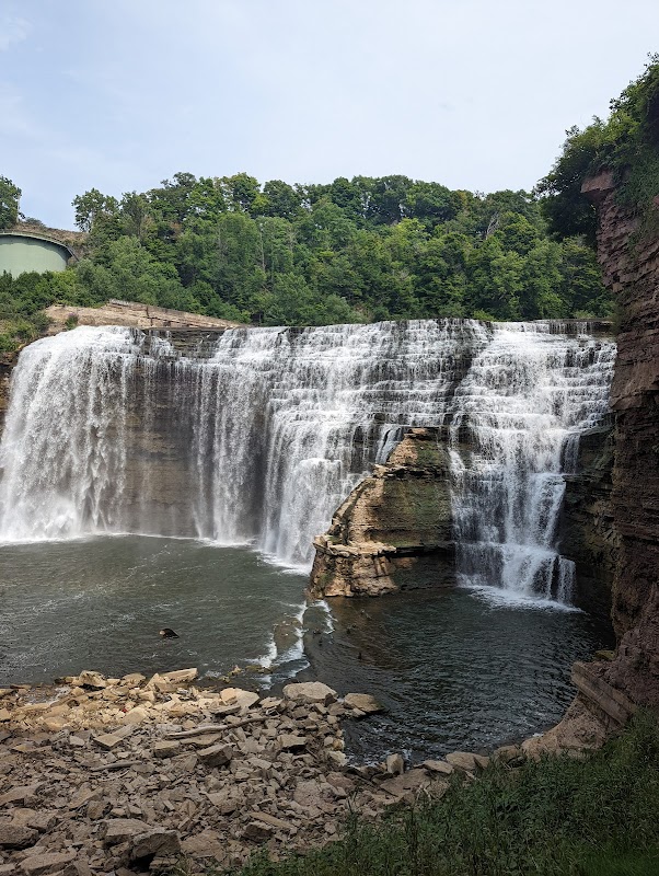 Waterfall Wonder: Lower Falls Park in Rochester, NY - Lower Falls Park