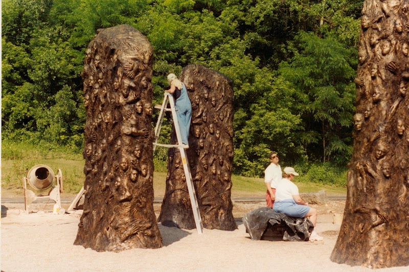 Outdoor Sculpture Experience in Rochester, NY - The Seat Of Forgetting And Remembering sculpture