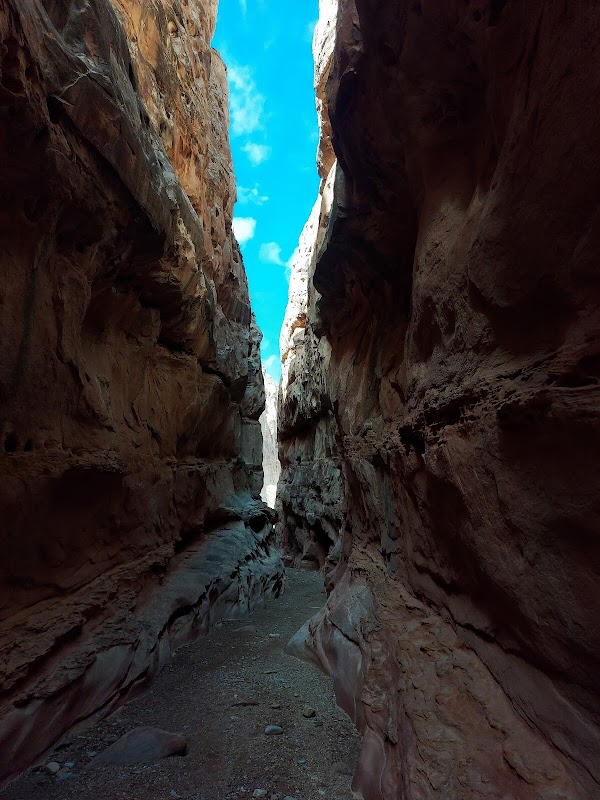Slot Canyon Adventure at Crack Canyon, Utah surrounding landscape