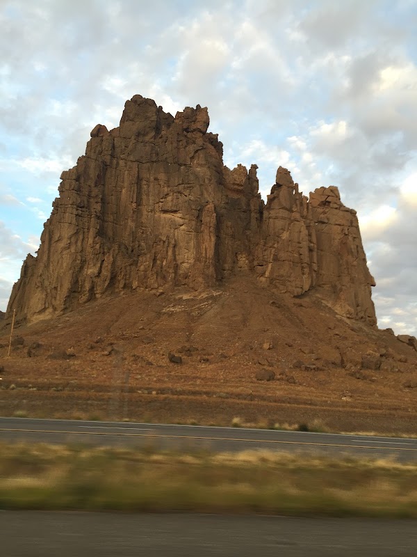 Majestic Volcanic Formation at Shiprock, NM - Shiprock