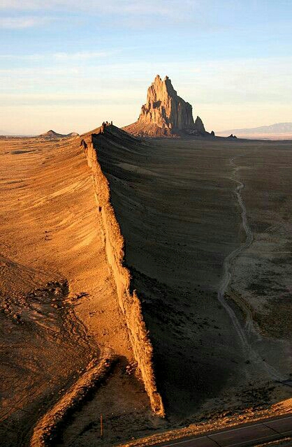 Majestic Volcanic Formation at Shiprock, NM - Shiprock