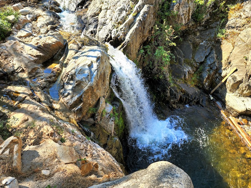 Waterfall Retreat at Boulder Creek Falls near Winthrop, WA - Boulder Creek Falls