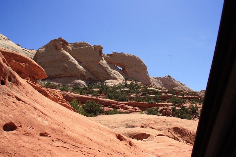Hiking Upper Muley Twist Canyon Trail near Torrey, Utah outdoor detail