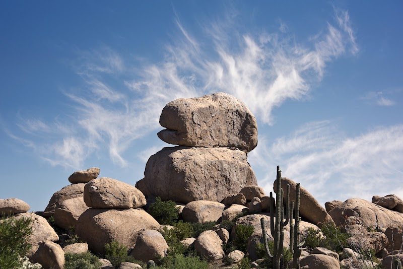 Natural Rock Formations of The Boulders near Florence, Arizona - The Boulders