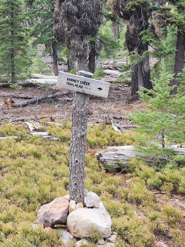 Hiking to Varney Creek Trailhead near Klamath Falls, Oregon outdoor detail