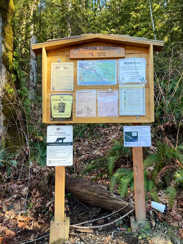 Scenic Hiking at Heybrook Lookout Trailhead, Gold Bar surrounding landscape
