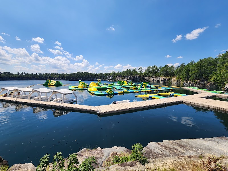 Water Adventure & Quarry Landscape at Fantasy Lake Adventure Park, Wake Forest - Fantasy Lake Adventure Park
