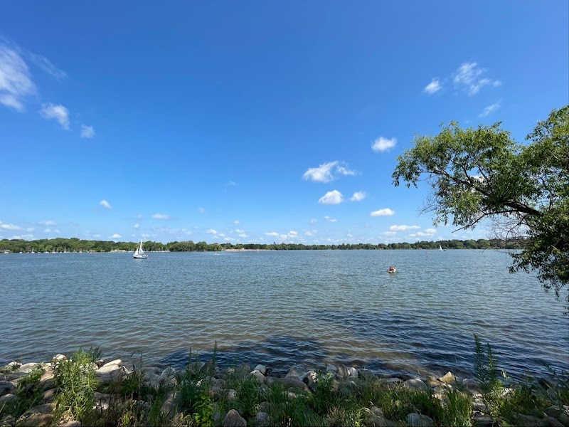 Lakeside Relaxation at Lake Nokomis Park in Minneapolis - Lake Nokomis Park