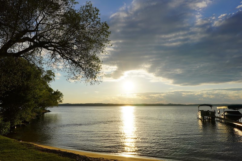 Crystal Waters at Torch Lake, Michigan surrounding landscape