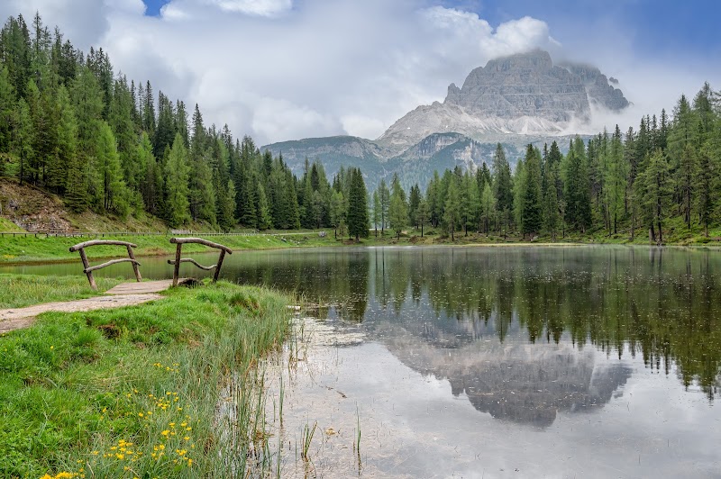 Scenic Natural Beauty at Lake Antorno, Italy - Lake Antorno