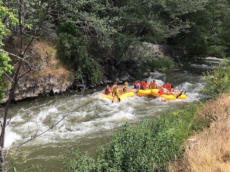 River Tubing Adventure at Lava Hot Springs Public Park - Public park and tube launch trail head