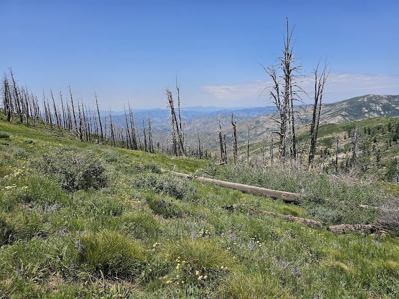 Scenic Hiking and Snow Patches at Lava Mountain, Idaho surrounding landscape
