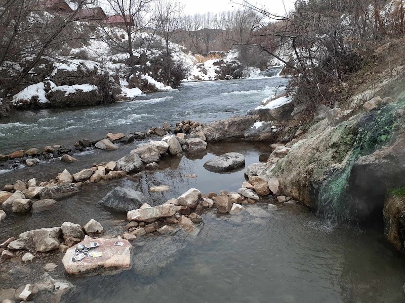 Natural Hot Springs & River Oasis at Lava Hot Springs Downtown Park - Lava Hot Springs Downtown Park