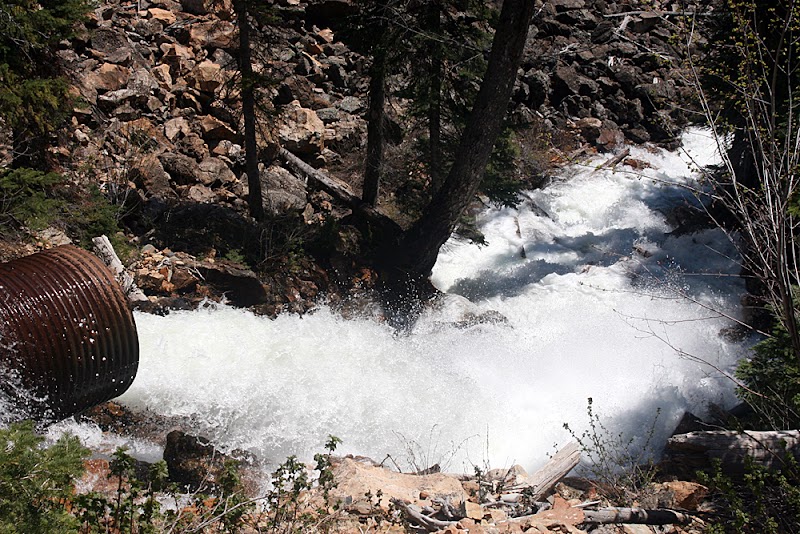 Waterfall Wonder: Skalkaho Falls in Montana outdoor detail