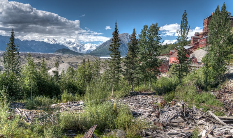Historic Mining Ruins & Scenic Wilderness at Kennecott Mines, Alaska - Kennecott Mines National Historic Landmark