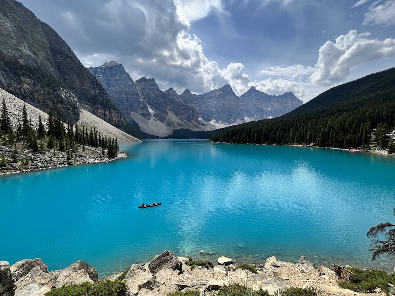 Scenic Beauty at Moraine Lake, Alberta - Moraine Lake