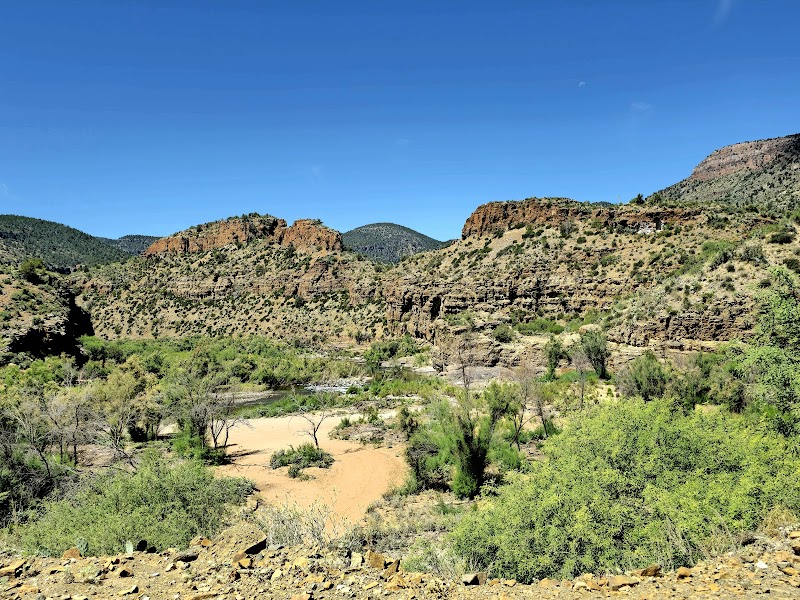 Waterfall Wonder at Cibecue Creek Trailhead, Arizona - Cibecue Creek Trailhead