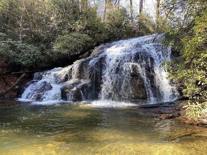 Waterfall Escape: White Owl Falls in Sapphire, North Carolina - White Owl Falls