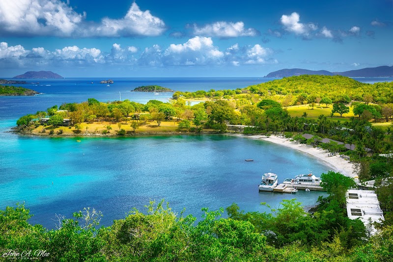 Scenic Caneel Bay Beach in St. John - Caneel Bay Beach