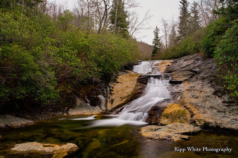 Waterfall Wonder: Bubbling Spring Falls near Canton, NC - Bubbling Spring Falls