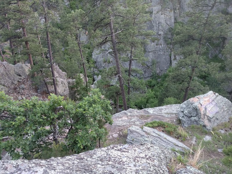 Hiking and Natural Swimming at Hippie Hole Trail, South Dakota - Hippie Hole Trail